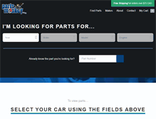 Tablet Screenshot of partsmonkey.com
